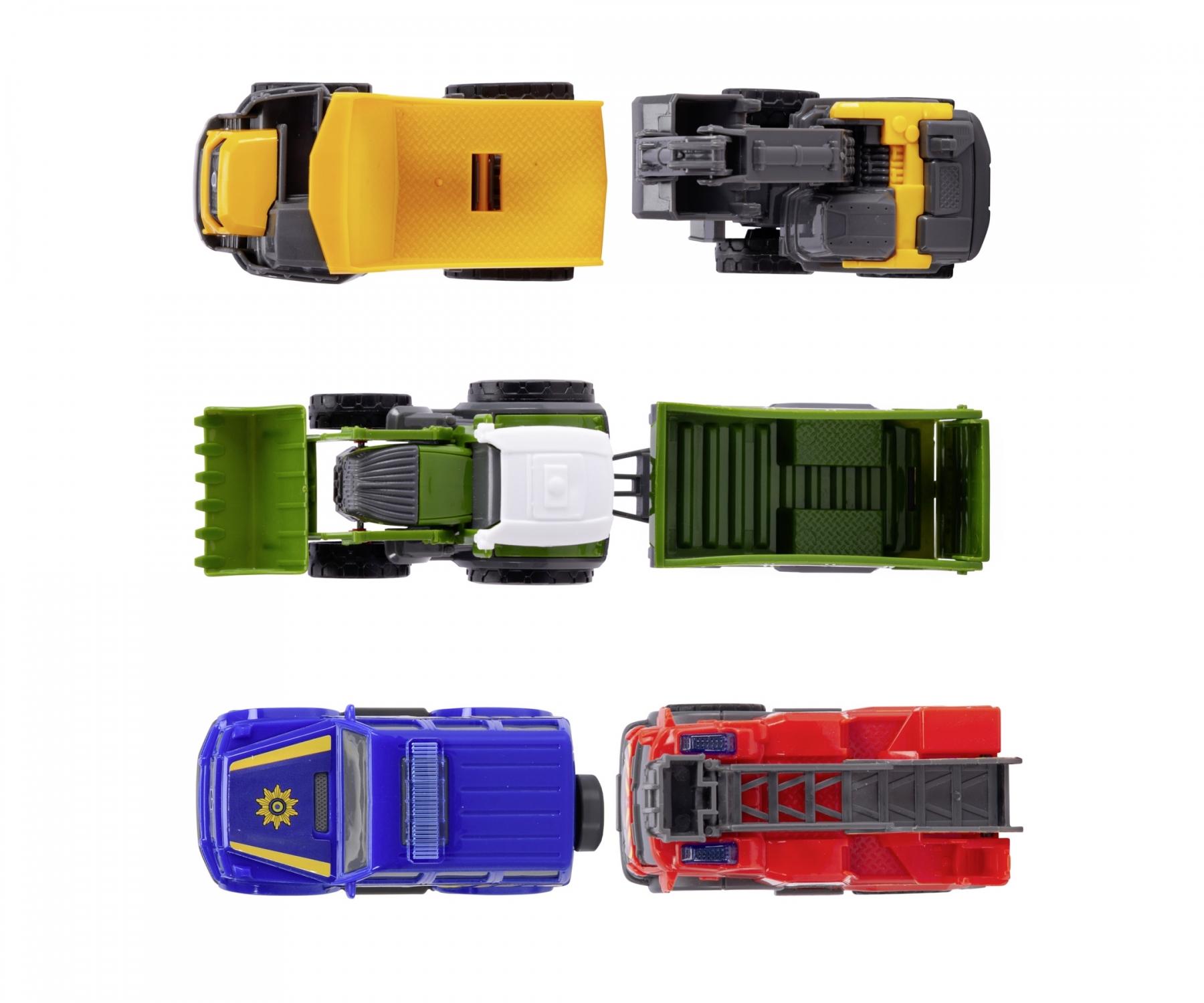 Dickie Toys Leksaksbilar, 5-pack - 4