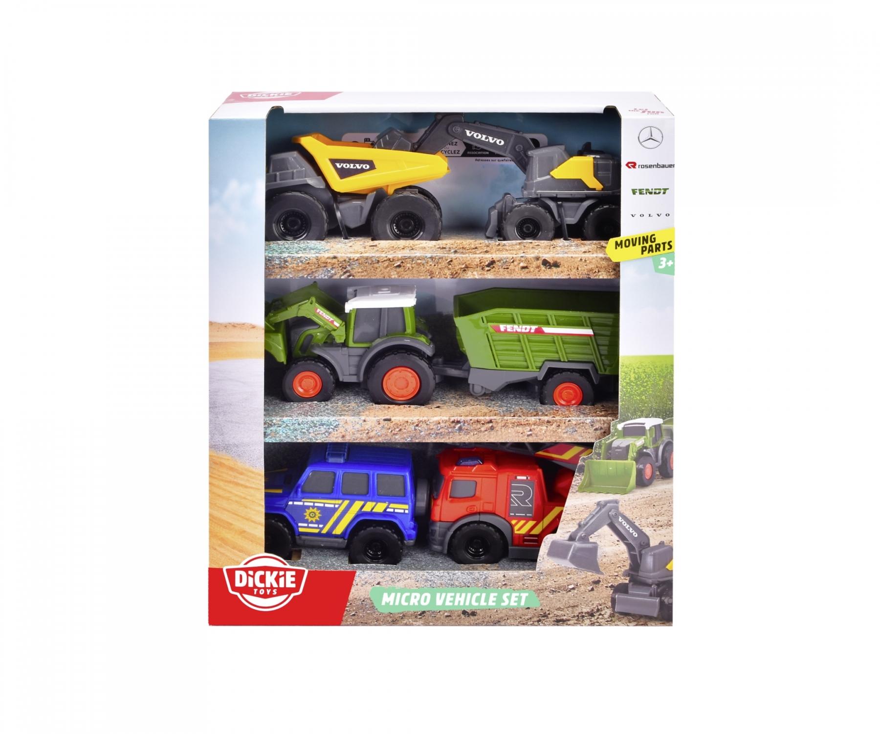 Dickie Toys Leksaksbilar, 5-pack - 2