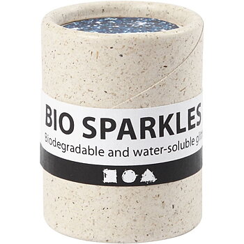 Bio-Glimmer, Ekologiskt Glitter, Blå - Creativ Company