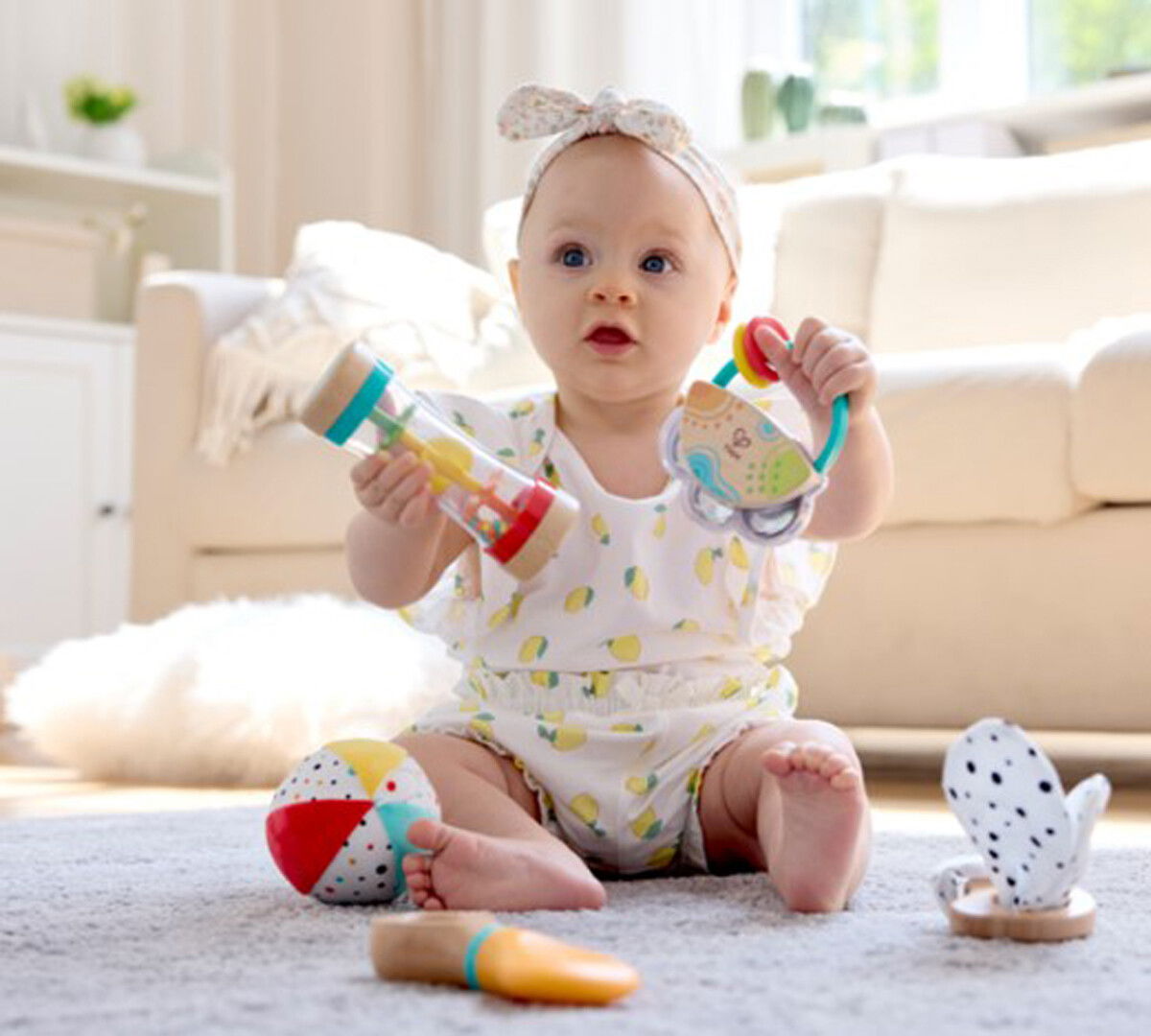 Hape 5 In 1 Baby Sensory Set - 5