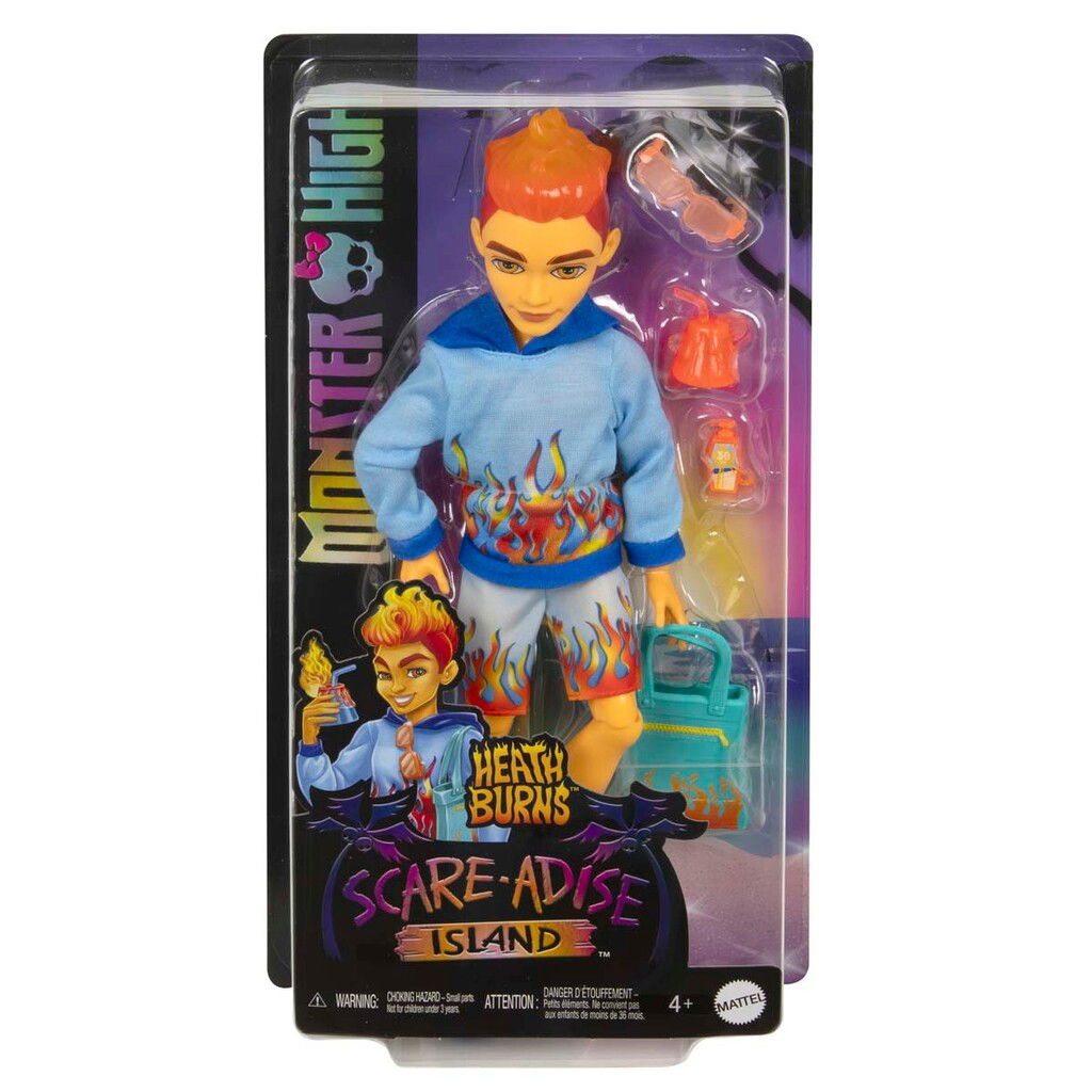 Monster High Scare-adise Island Docka, Heath