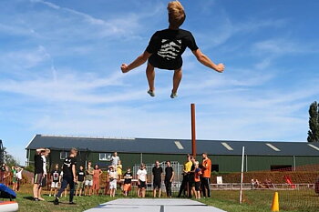 Airtrack Standard 3 x 1 Meter, Mintgrön/Grå - 12SPRINGS