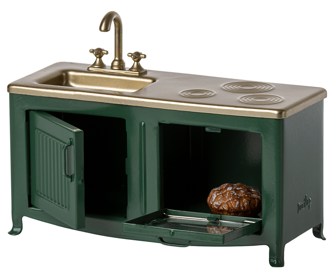 Kitchen, Mouse - Dark green - Maileg - 3