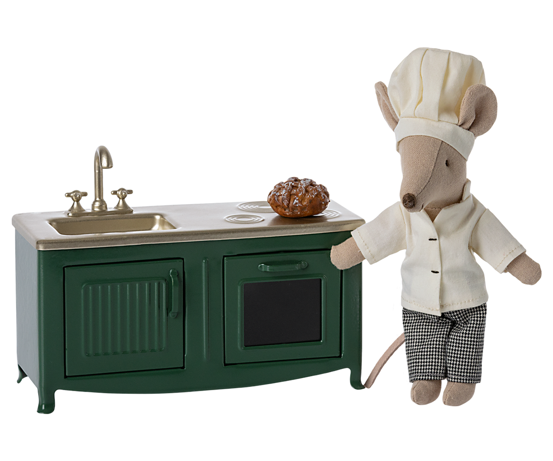 Kitchen, Mouse - Dark green - Maileg