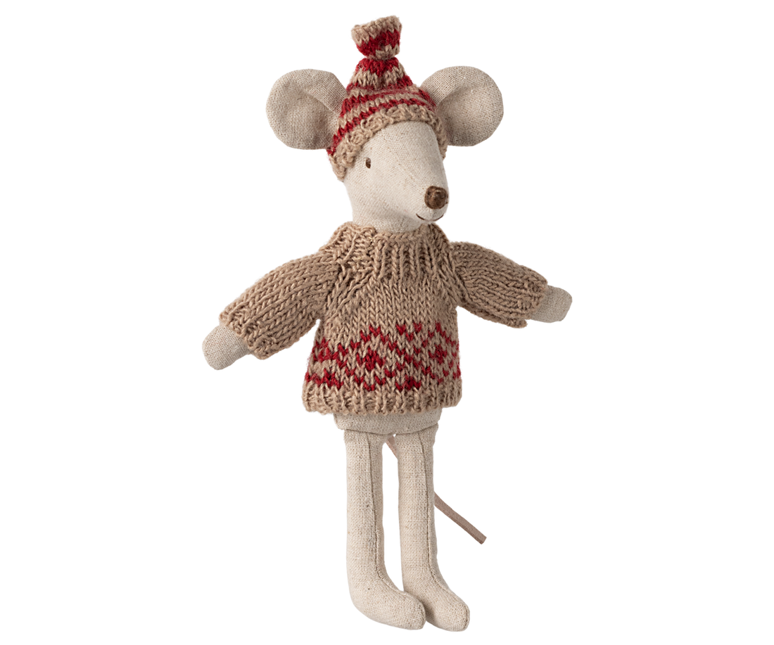 Knitted sweater and hat, Mum mouse- Maileg - 2