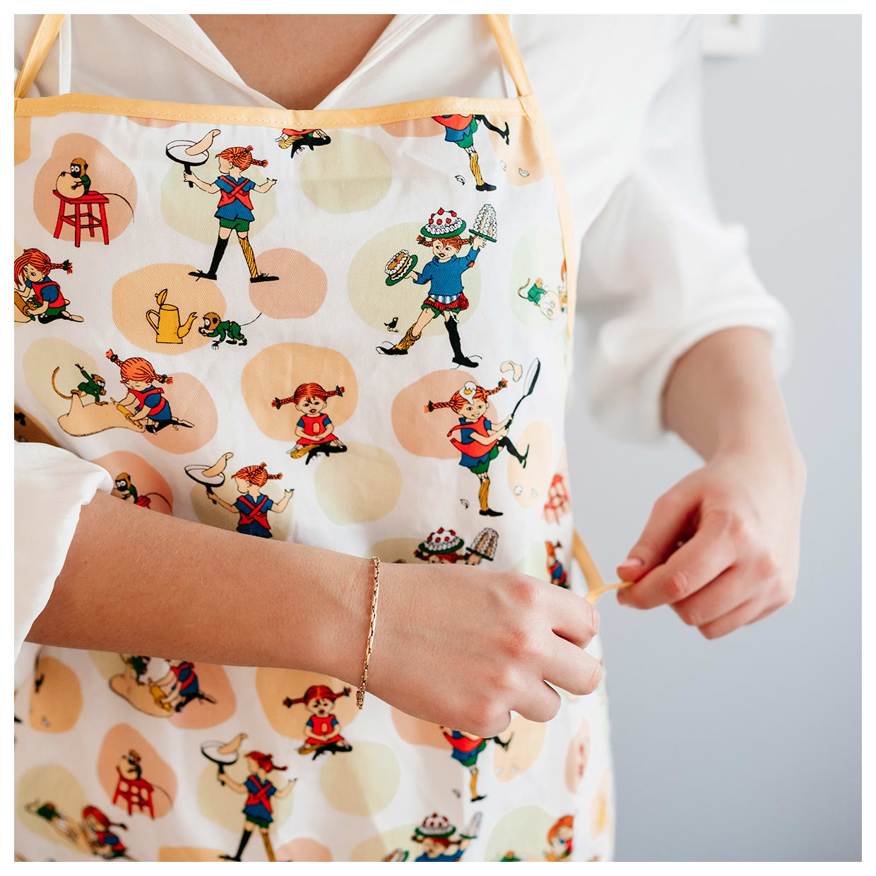 Pippi Bakar Förkläde för Större Barn/Vuxen - Martinex