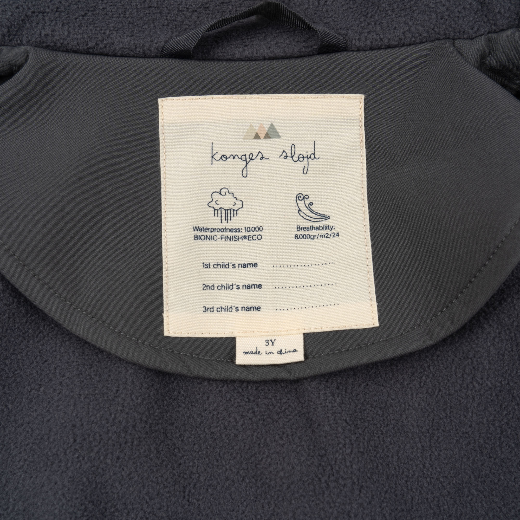 Lune Softshell Jacka Magnet, Storlek 4 år - Konges Sløjd - 4