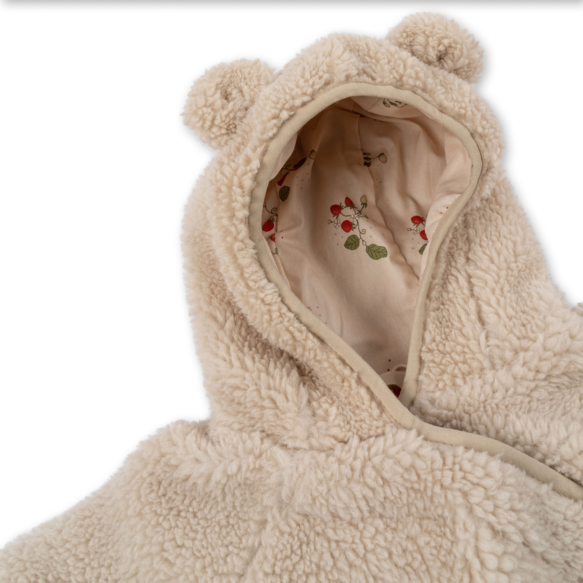 Grizz Teddyoverall Cream, Storlek 6 mån -  Konges Sløjd - 5