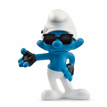 Schleich Smurf with Sign