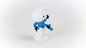 Schleich Smurf with Sign