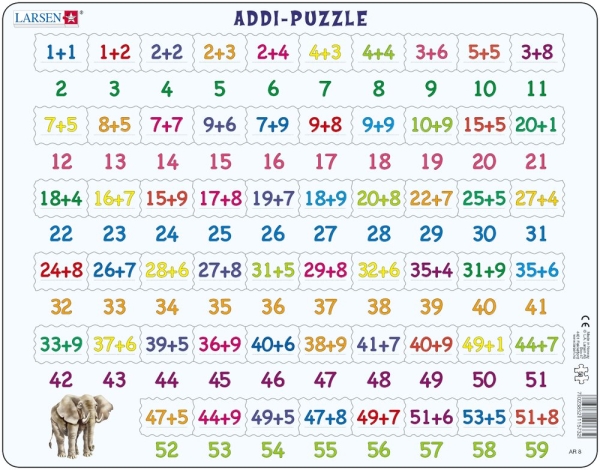Additionspussel, Addi-Puzzle -  Larsen
