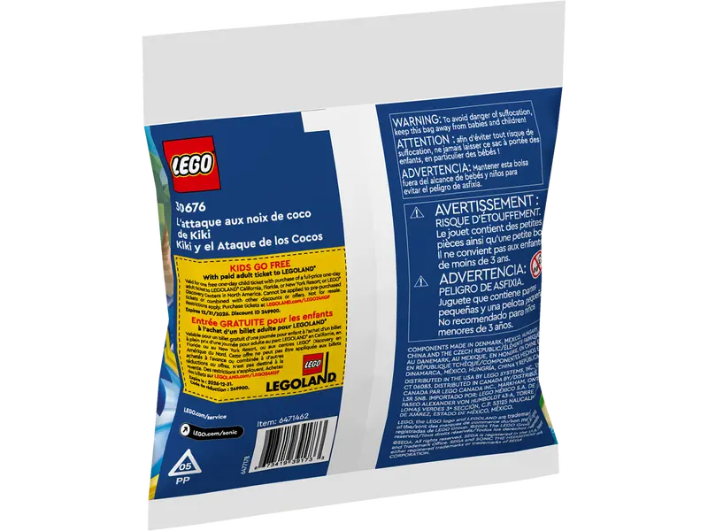 Lego Sonic 30676 Kikis kokosnötsanfall - 2