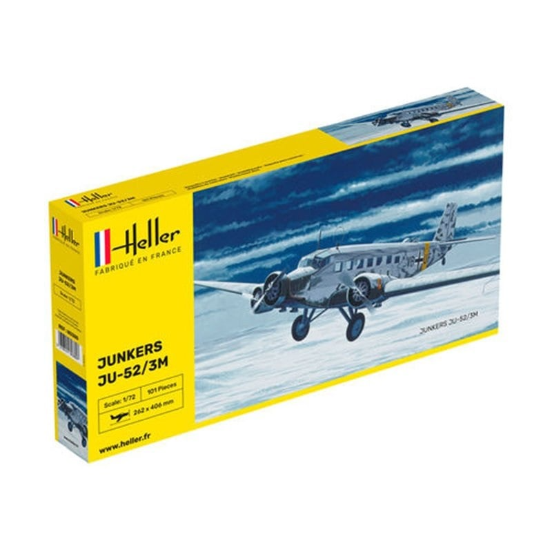 Heller Modellbygge Junkers JU-52/3M 1:72