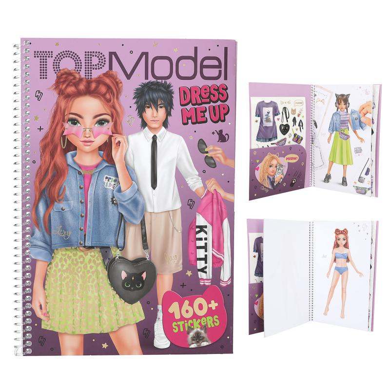 TOPModel Dress Me Up Stickersbok, Rebel Kitty - 2