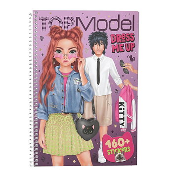 TOPModel Dress Me Up Stickersbok, Rebel Kitty