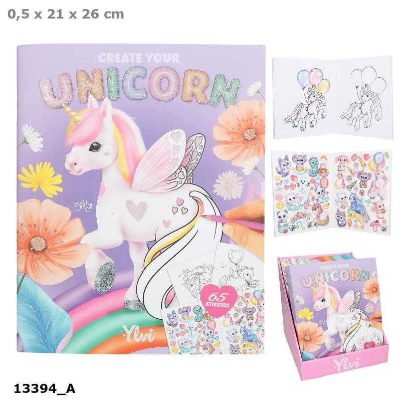 Ylvi Unicorn Målarbok - 5