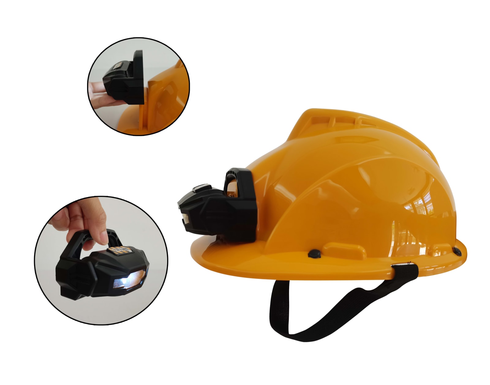Power Tools - Skyddshjälm Med Ljus