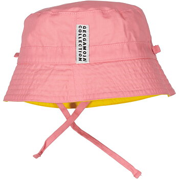 Solhatt Vändbar Rosa/Gul 2-6 år - Geggamoja