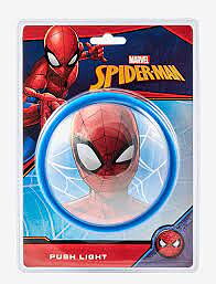Spidermanlampa med Led, Push Light