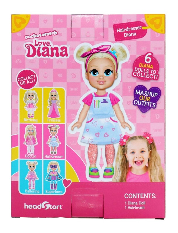 Love Diana Hairdresser Diana, 15 cm - 3