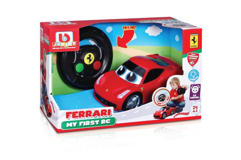 Bb Junior Ferrari Min Första Radiostyrda Ferrari 458 Italia (Från 24 Månader), 21 cm
