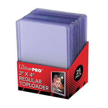 Plastfickor till Samlarkort Ultra Toploader 25 st