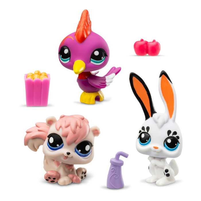 Littlest Pet Shop Pet Trio In Tube, 1 st - 3