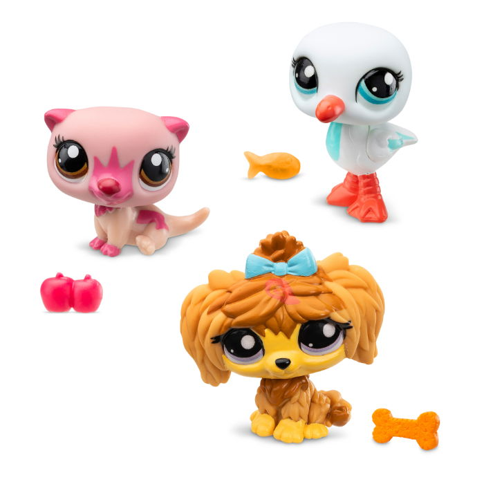 Littlest Pet Shop Pet Trio In Tube, 1 st - 2