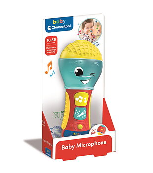 Clementoni Baby Mikrofon med Ljud och Ljus