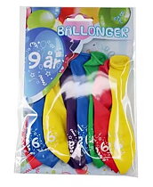 Sifferballonger Latex/Naturgummi