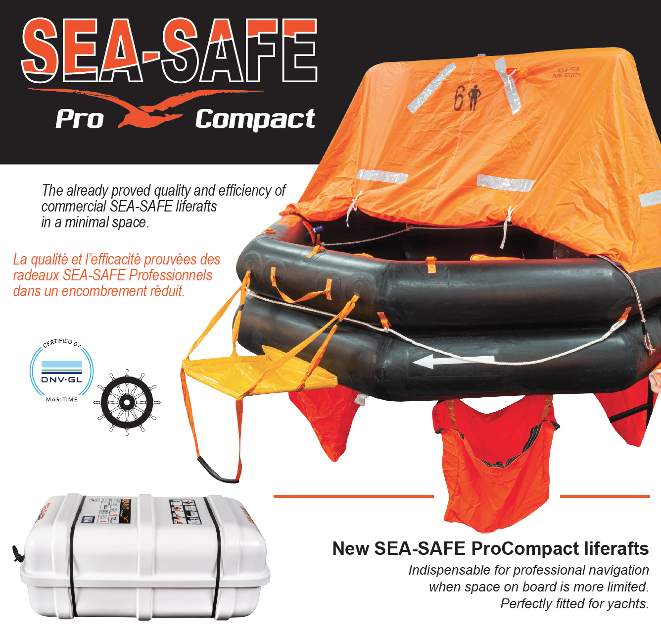  Sea-Safe Livflotte PRO Compact SOLAS - 2