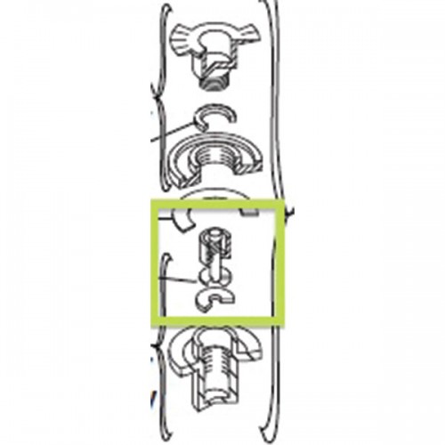 Ventilinsats till zodiac ventil z60055 - 2