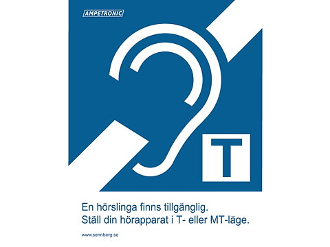 Ampetronic Slingskylt Svenska A6