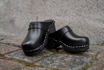 HagaToffeln - Träsko Klassisk Barn Svart