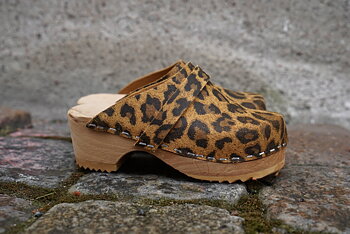 Hagatoffeln - Träsko Klassiks Barn Leopard
