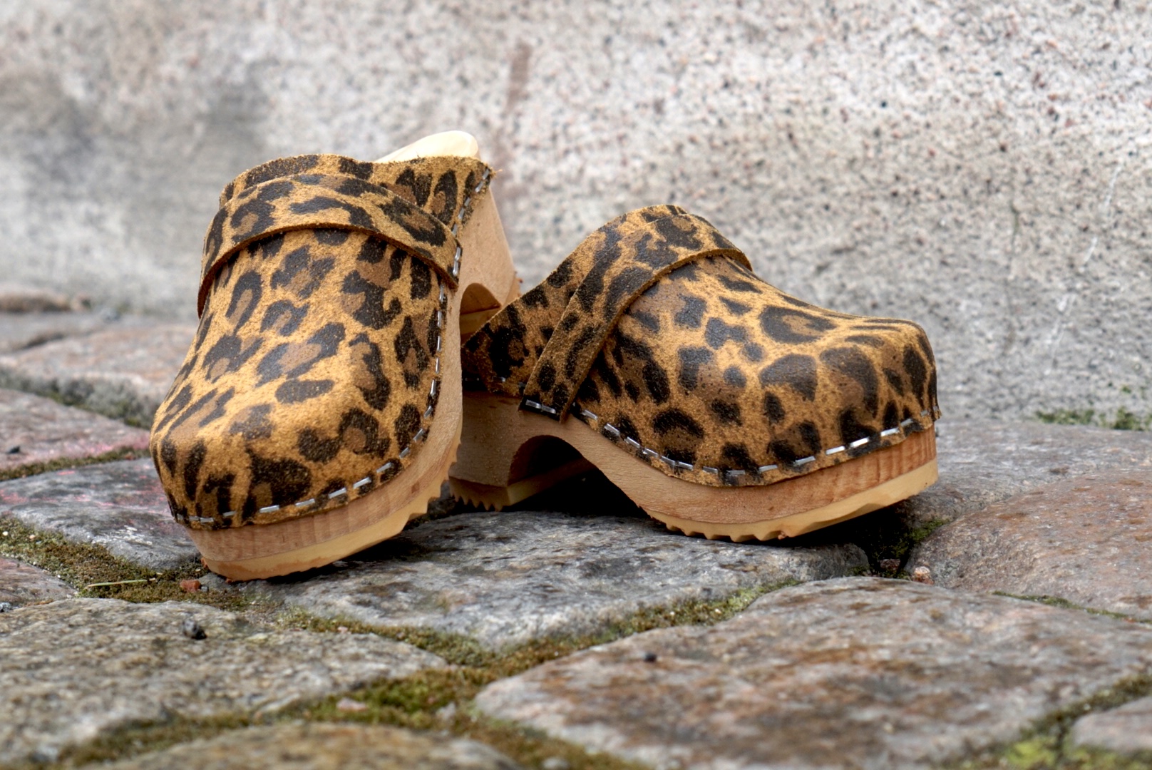 Hagatoffeln - Träsko Klassiks Barn Leopard - 2