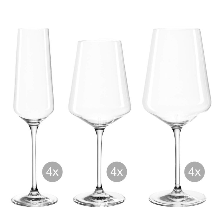 Set med 12 glas - Puccini - 2