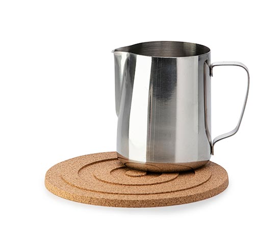 Grytunderlägg i återvunnen kork