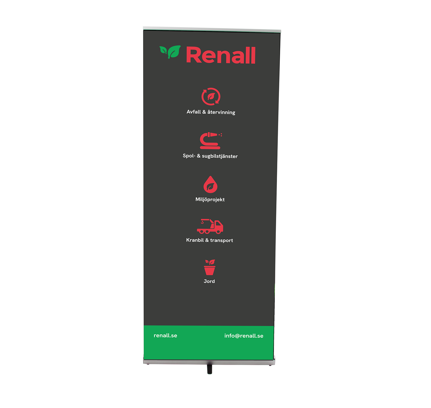 Rollup 85 cm Tjänster