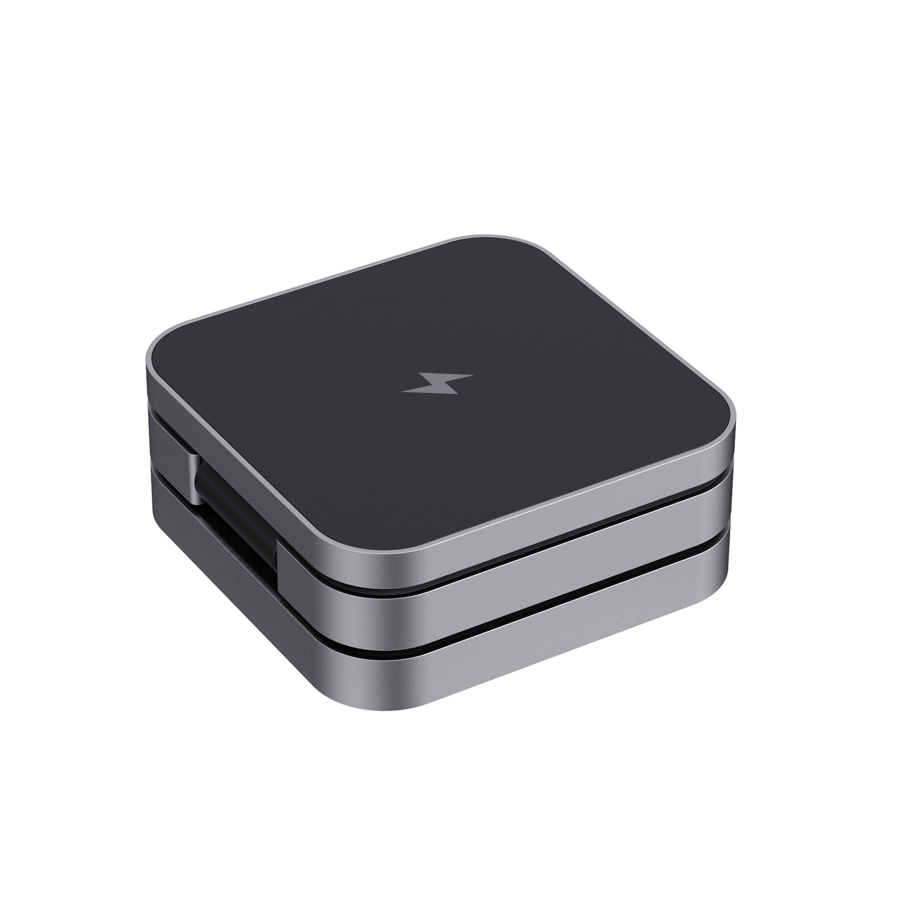 Terra 3 i 1 15W vikbar laddare i RCS återvunnet aluminium - 2