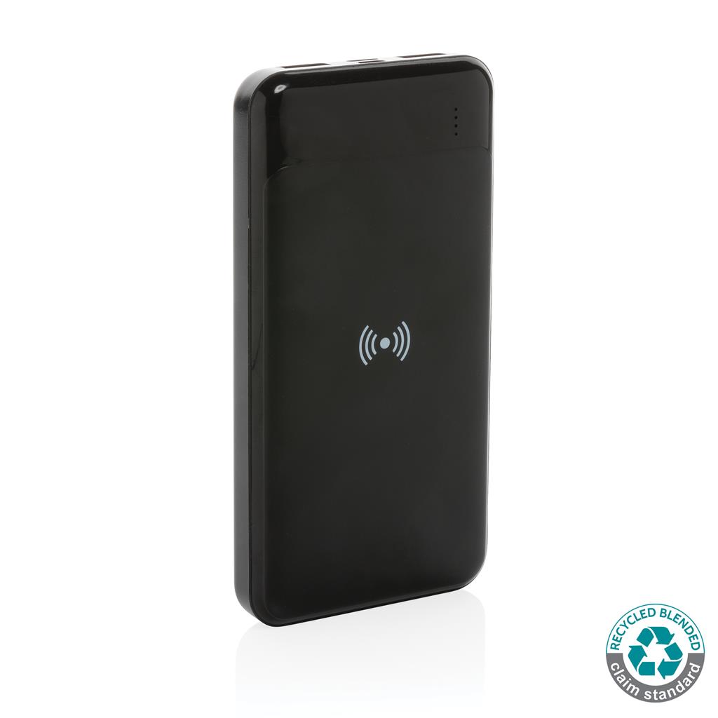 Trådlös powerbank i återvunnen plast