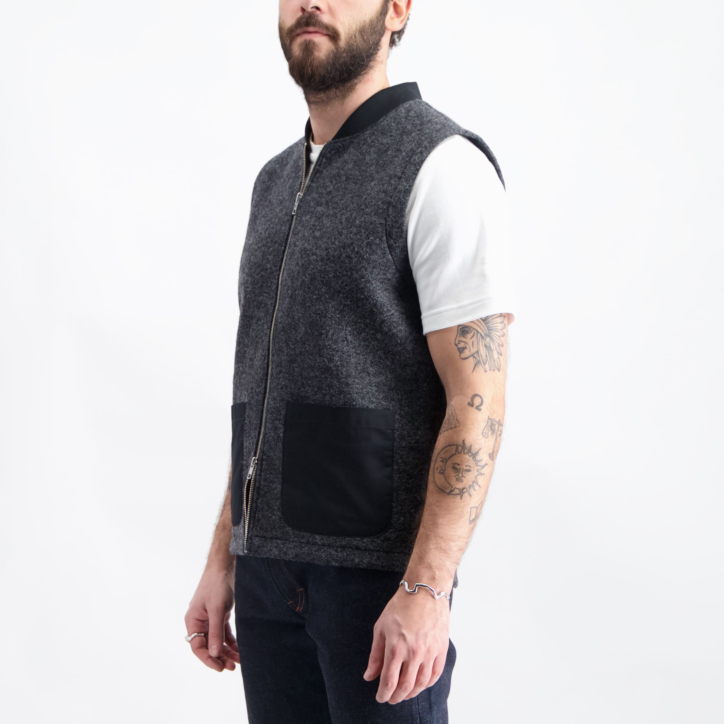 Uldvest grå - 4