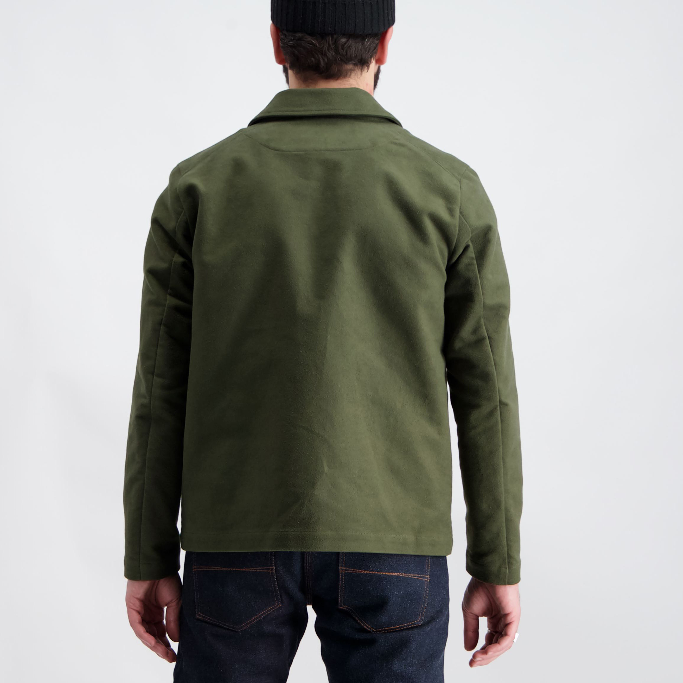 Moleskin Overshirt Green - 2