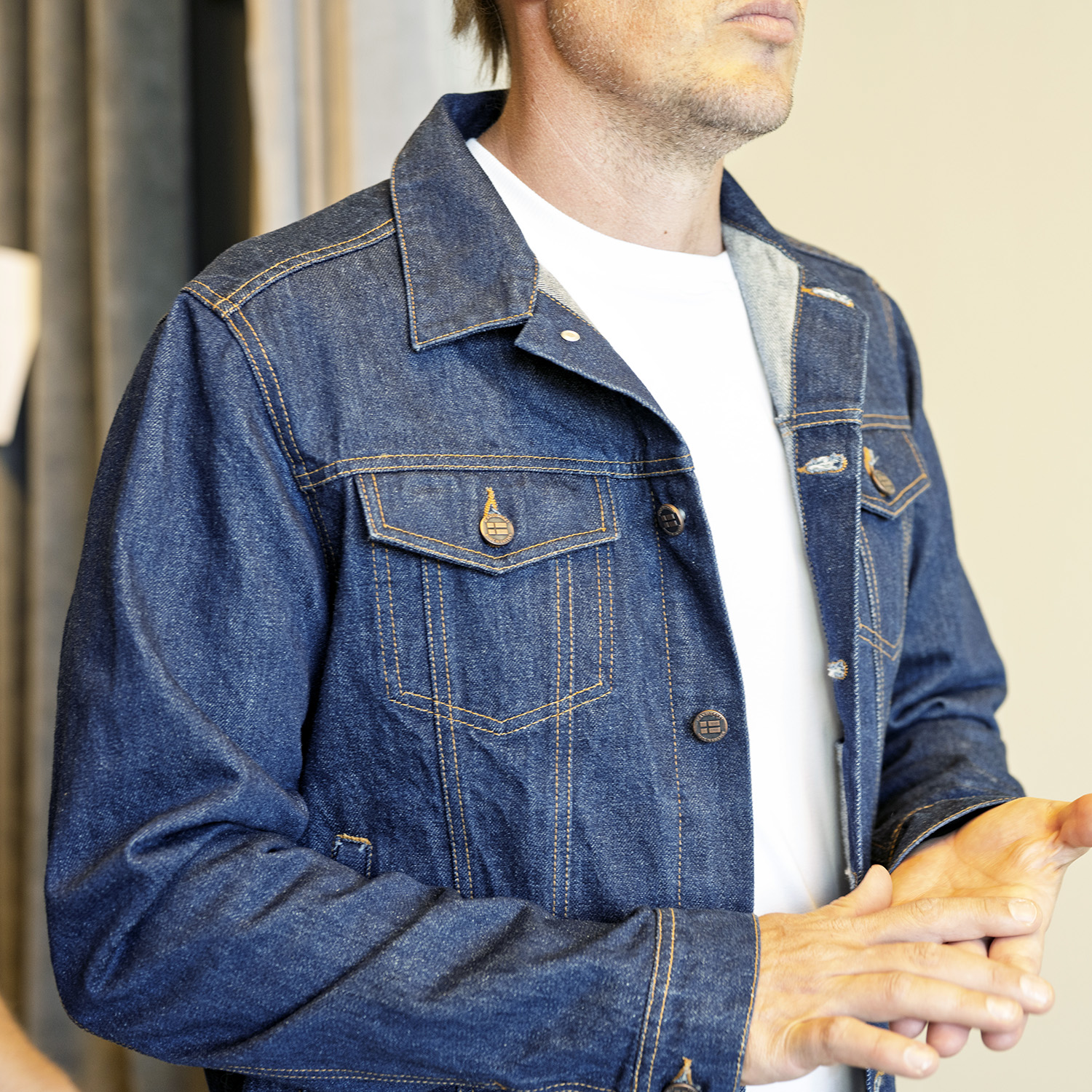klassisk denimjakke  