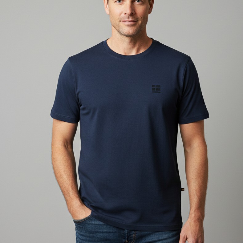 Svensk t-shirt marinblå  